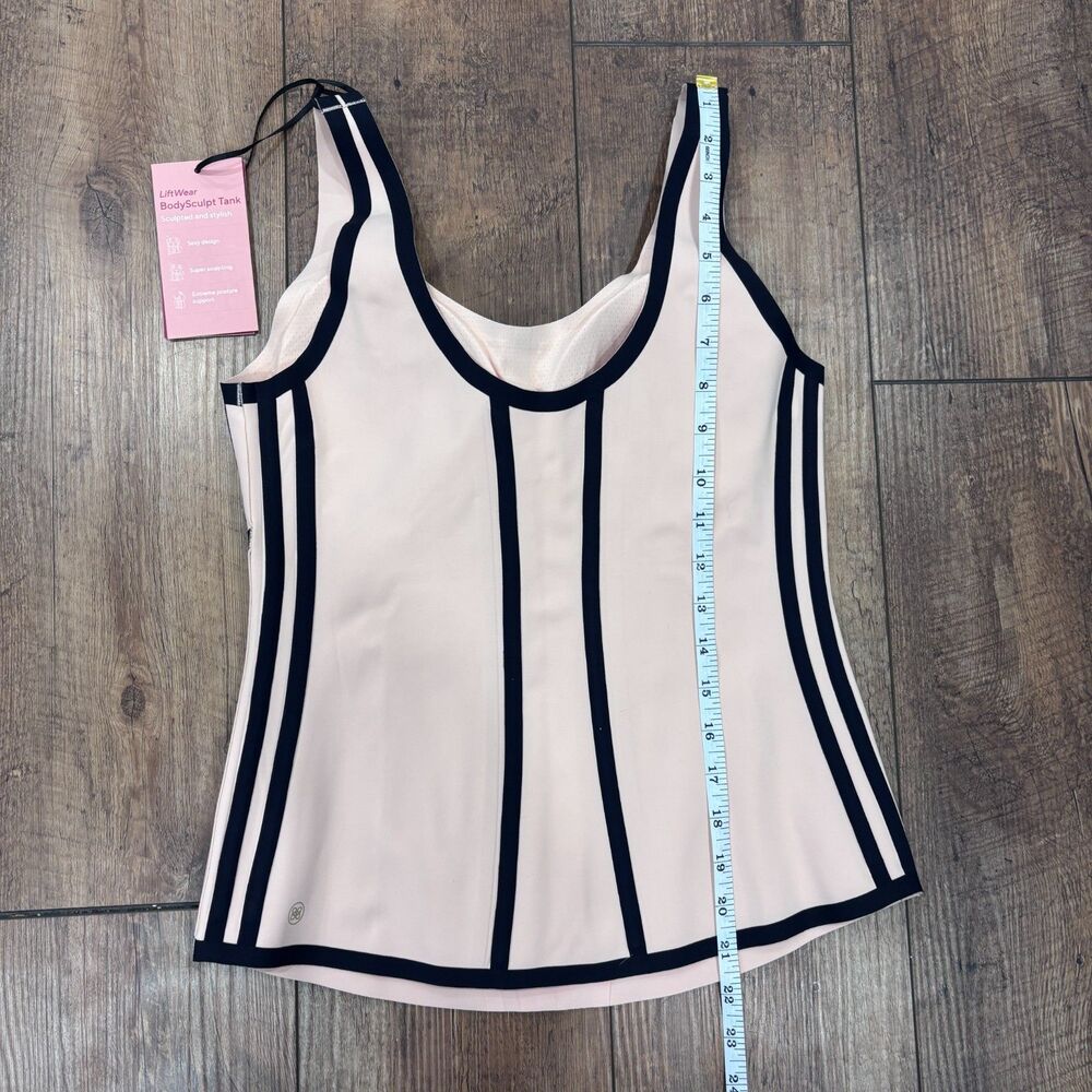 Honeylove Boldness Tank Compression Sculpting Shapewear Womens L Blush Black NWT - Picture 7 of 7